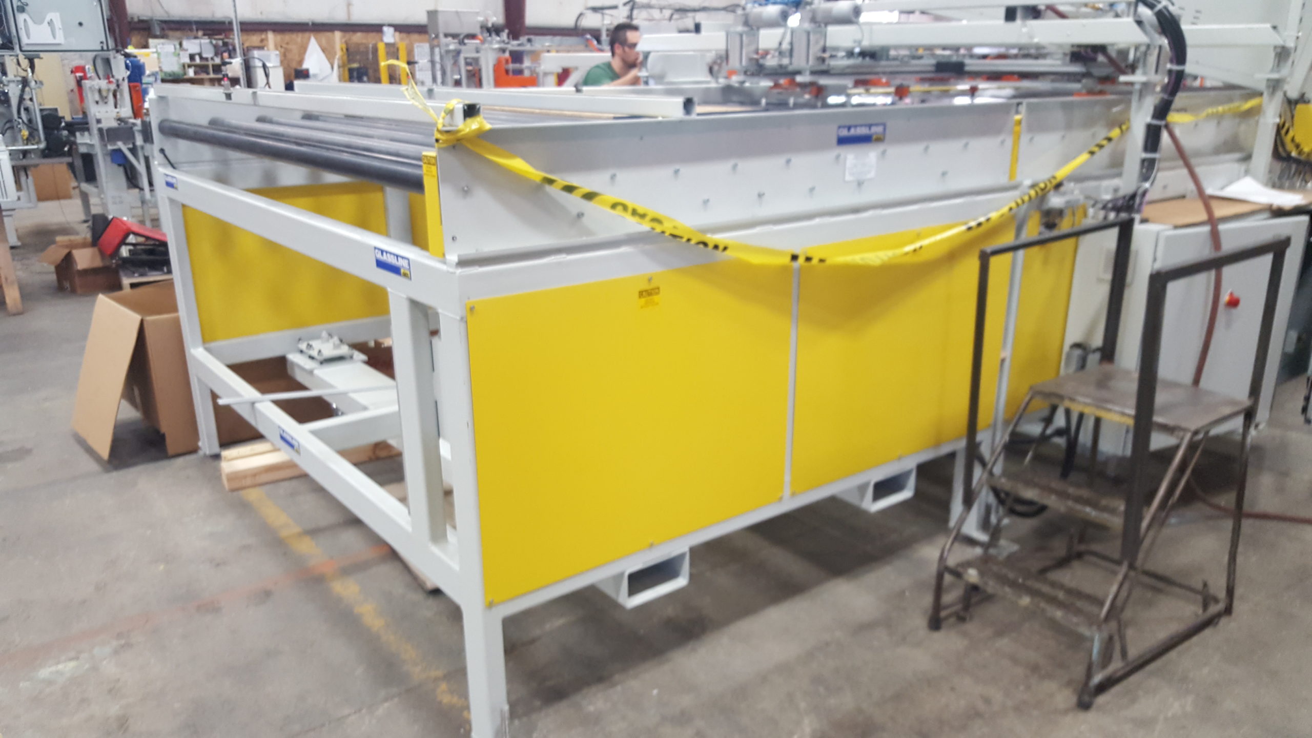 Roll Conveyors - Fork-Lift Removable Design | Glassline